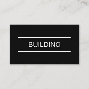 Cartes de visite simples de constructeur