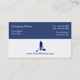 Cartes de visite simples de plancher