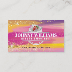 Cartes de visite Smoothies personnalisables