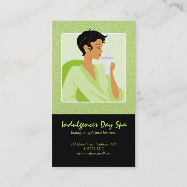 Cartes de visite Spas du jour / Cartes de rendez-v (Devant)