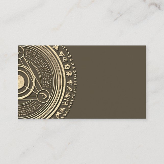 Cartes de visite spirituels de Balance de lectures (Devant)