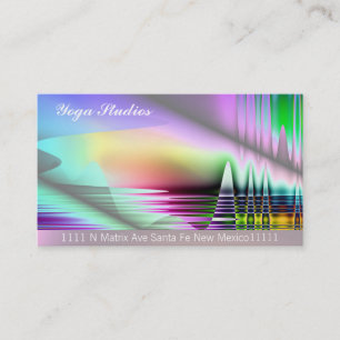Cartes de visite spirituels de Reiki de massage