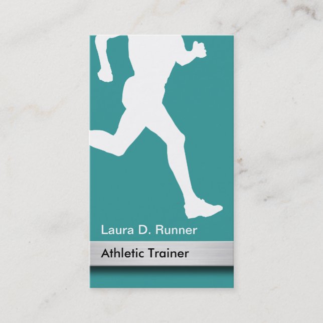 Cartes de visite sportifs d'entraîneur (Devant)