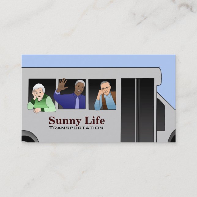 Cartes de visite supérieurs de transport (Devant)