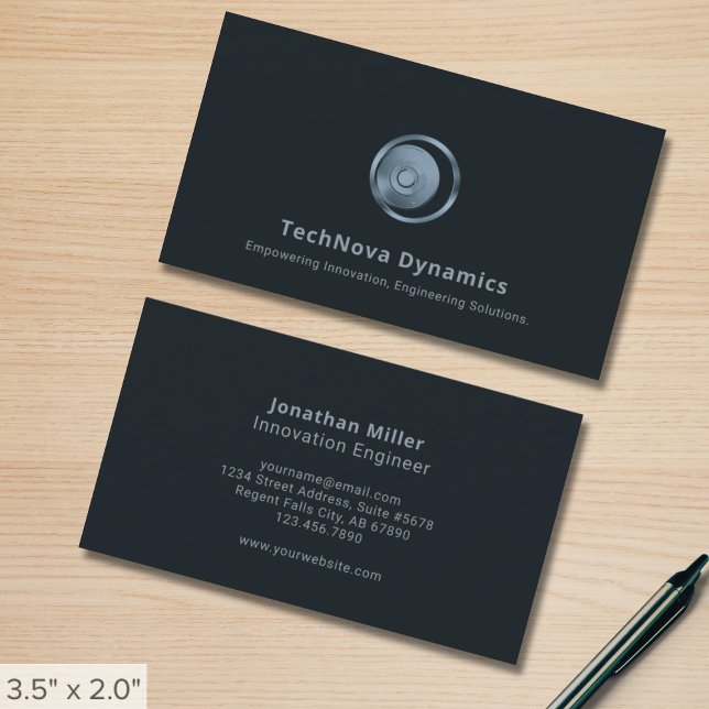 Cartes de visite technologiques (Créateur téléchargé)