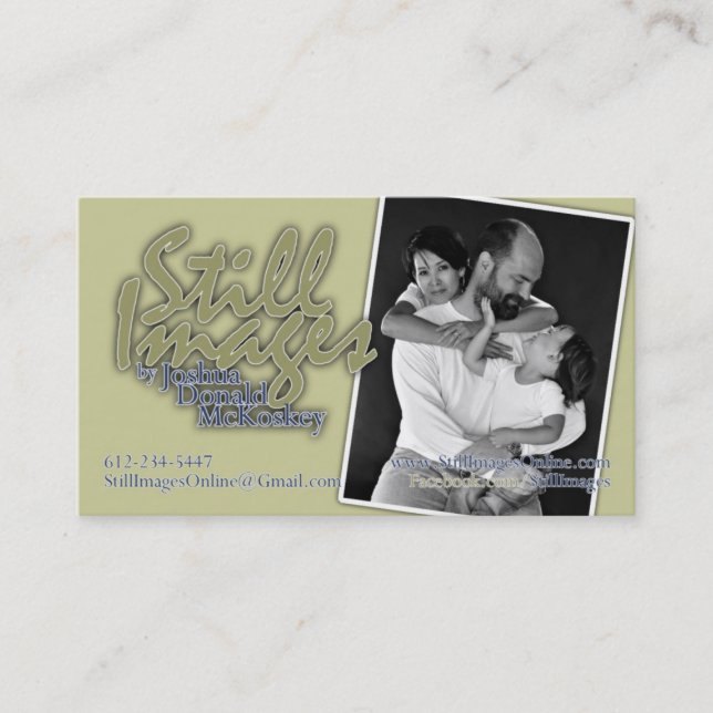 Cartes de visite toujours d'images (Devant)