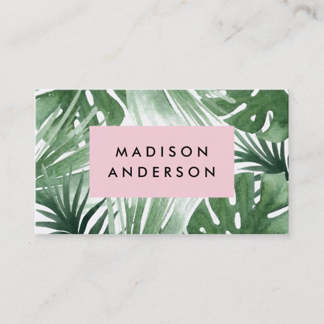 Cartes de visite tropicaux (Devant)