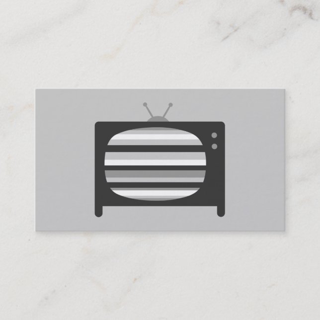 Cartes de visite TV rétro (Devant)