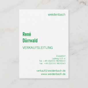 Cartes de visite typographiques