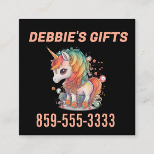 CARTES DE VISITE UNICORN SQUARE