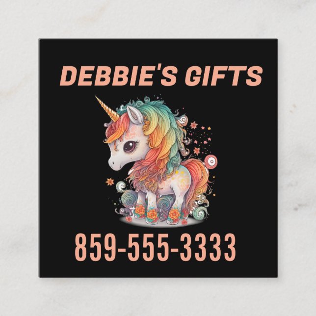 CARTES DE VISITE UNICORN SQUARE (Devant)