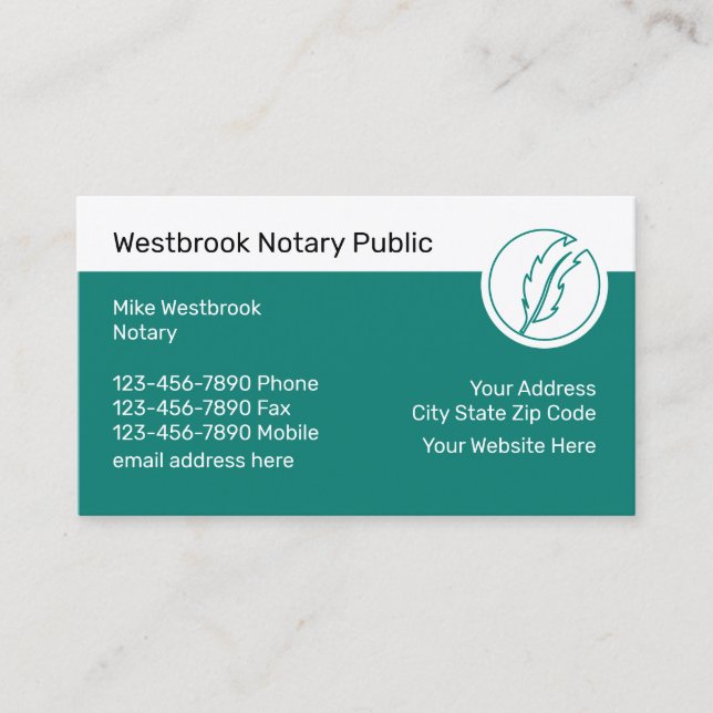 Cartes de visite uniques des services publics de n (Devant)
