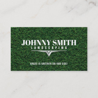 Cartes de visite verts