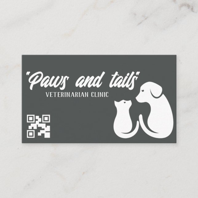 Cartes de visite vétérinaires (Devant)