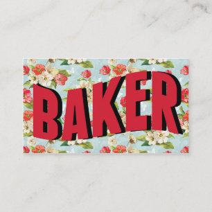 Cartes de visite vintages de Baker