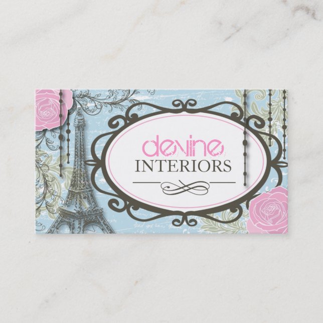 Cartes de visite vintages de concepteur (Devant)