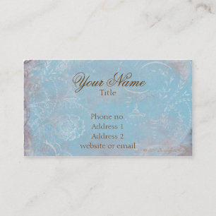 Cartes de visite vintages de coutume de Toile de