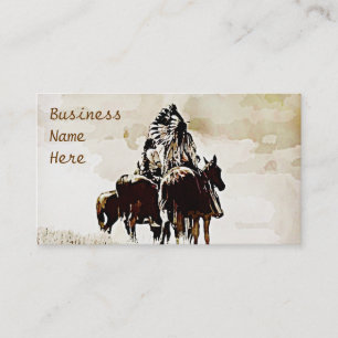 Cartes de visite vintages de guerriers de Cheyenne