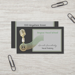 Cartes de visite vintages du rétro style MIC