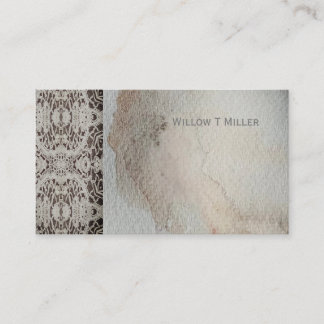 Cartes de visite vintages en dentelle