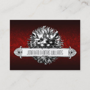 Cartes de visite vintages Lion & Cuir Premium