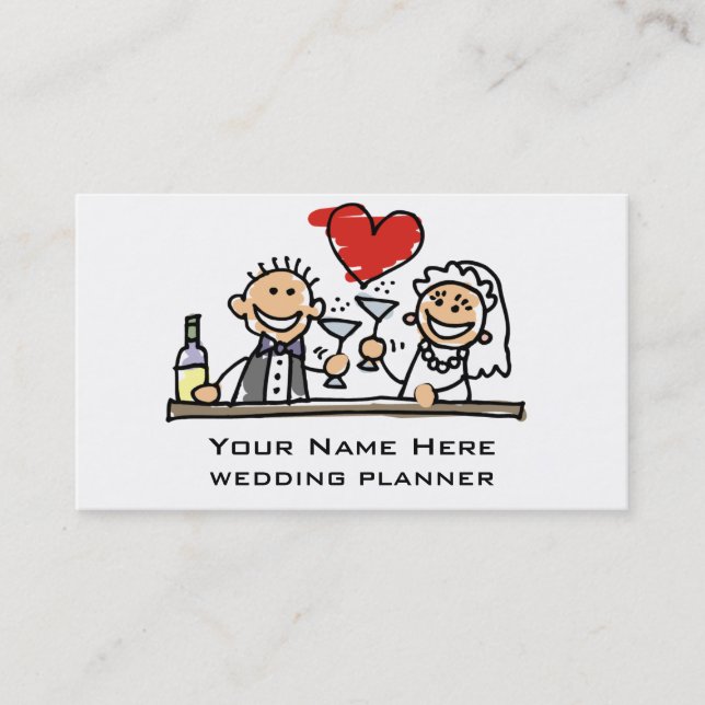 cartes de visite wedding planners (Devant)