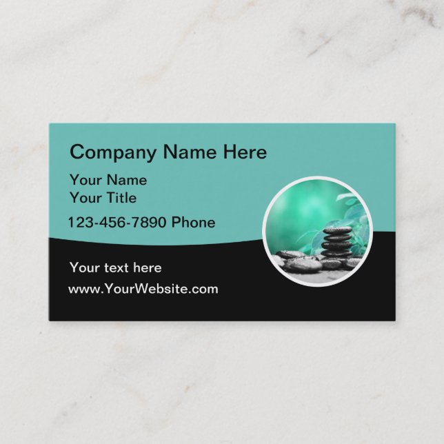 Cartes de visite Zen Massage Médicale (Devant)
