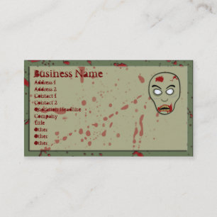 Cartes de visite zombies