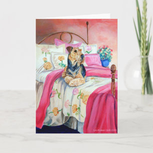 Cartes de voeux Airedale Terrier