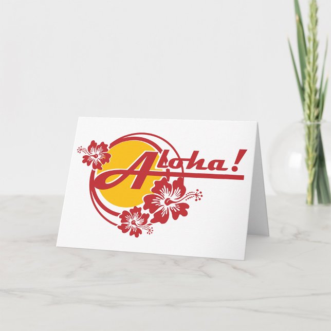 Cartes de voeux Aloha (Créateur téléchargé)