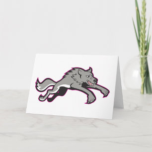 Cartes de voeux attaquées par le loup