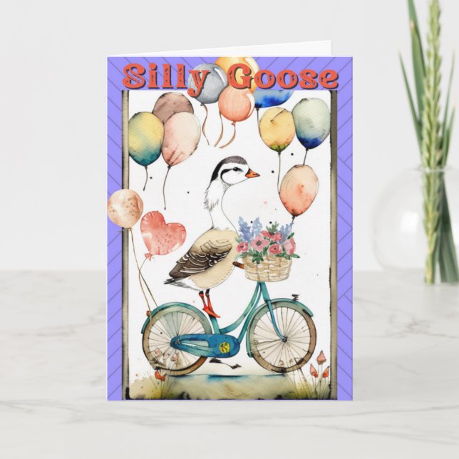 Cartes de vœux Ballons Dindon Carte d'anniversaire (Devant)