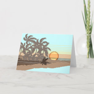 Cartes de voeux Big Sunset