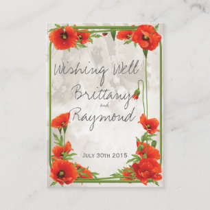 CARTES DE VŒUX COCHES POPPY ROUGE ANCIENNES POUR C