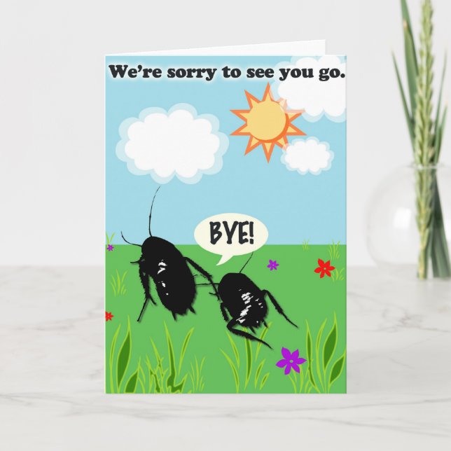 Cartes de voeux Cockroach (Devant)