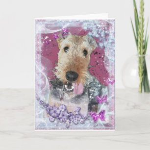 Cartes de voeux d'Airedale Terrier