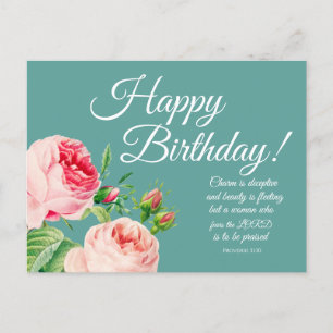 Cartes de vœux d'anniversaire 31 Proverbes Floraux
