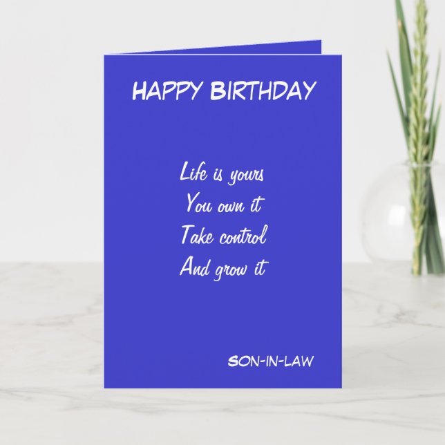 Cartes de voeux d'anniversaire de motivation du ge (Devant)