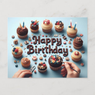 Cartes de voeux d'anniversaire heureuses