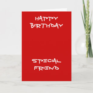 Cartes de voeux d'anniversaire pour ami spécial