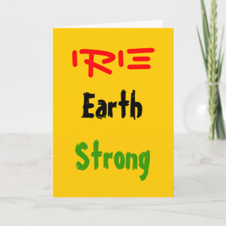 Cartes de voeux d'anniversaire Rasta