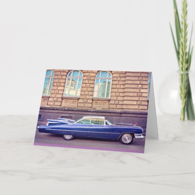 Cartes de voeux d'anniversaire vintage CLASSIQUE (Devant)