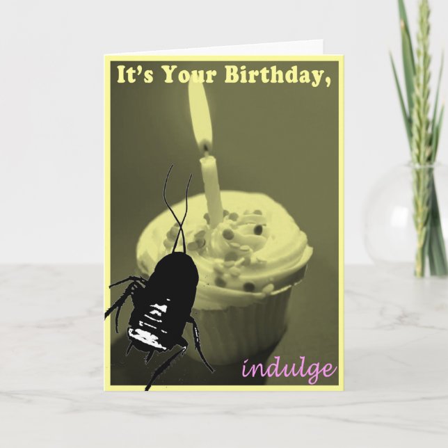 Cartes de voeux de cancrelat (Devant)