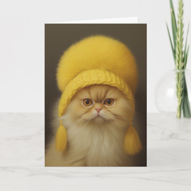 Cartes de vœux de chats de la galerie féline (Devant)