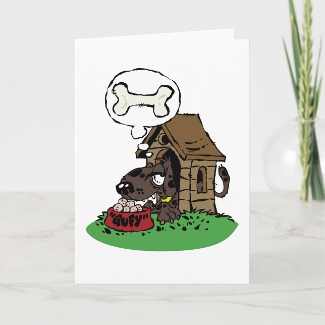 Cartes de voeux de Dog House (Créateur téléchargé)