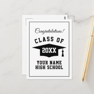 Cartes de vœux de fin d'études secondaires