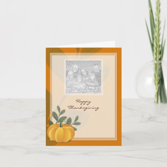 Cartes de voeux de la journée de Thanksgiving citr (Devant)