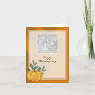 Cartes de voeux de la journée de Thanksgiving citr