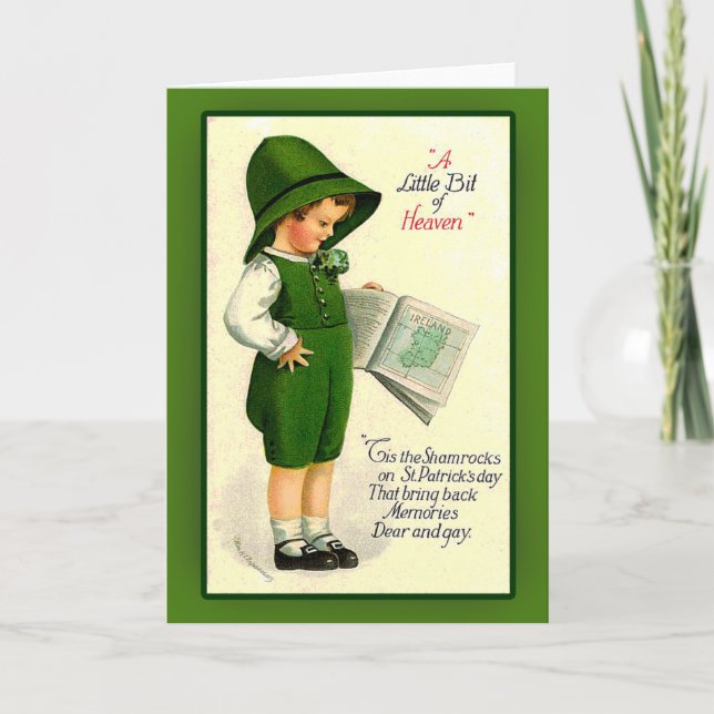 Cartes de voeux de la Saint-Patrick (Devant)
