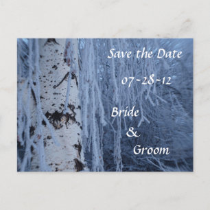 Cartes de vœux de mariage au Bouleau Pleureur d'Hi